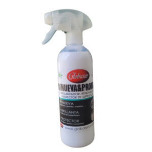 Botella Renueva & Protege Globasur 500ml – abrillantador y protector multiusos para plásticos, granito y metales
