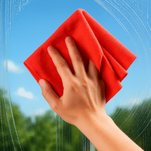 Bayeta Cristal Clean Glass Globasur 42x38 cm – especial para limpieza profesional de cristales